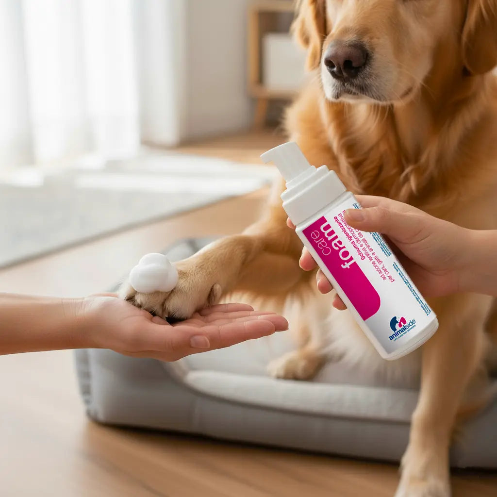 Alternativa al clorexyderm - Schiuma igienizzante per cani