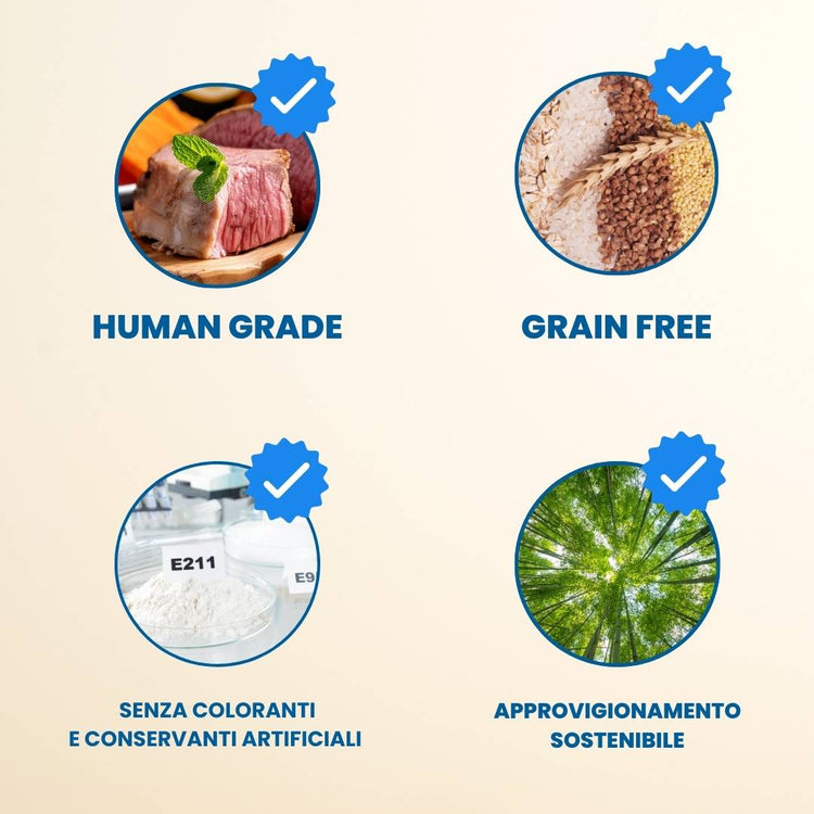 Crocchette Animalside Grain Free per Cani e Gatti