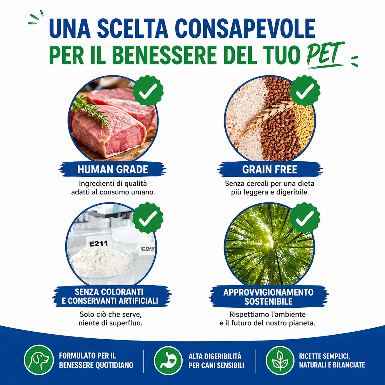 Crocchette Animalside Grain Free per Cani e Gatti