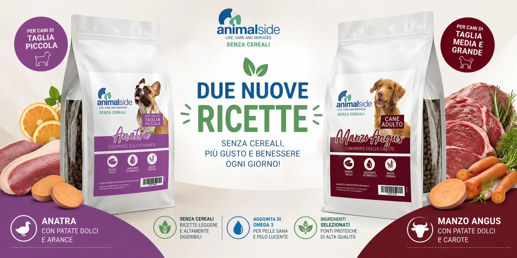 Crocchette per cani che si grattano Animalside