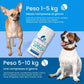 Integratore articolare per cani small e medium, con dosaggio per peso 1-5kg e 5-10kg, ideale per Chihuahua, Jack Russell e simili