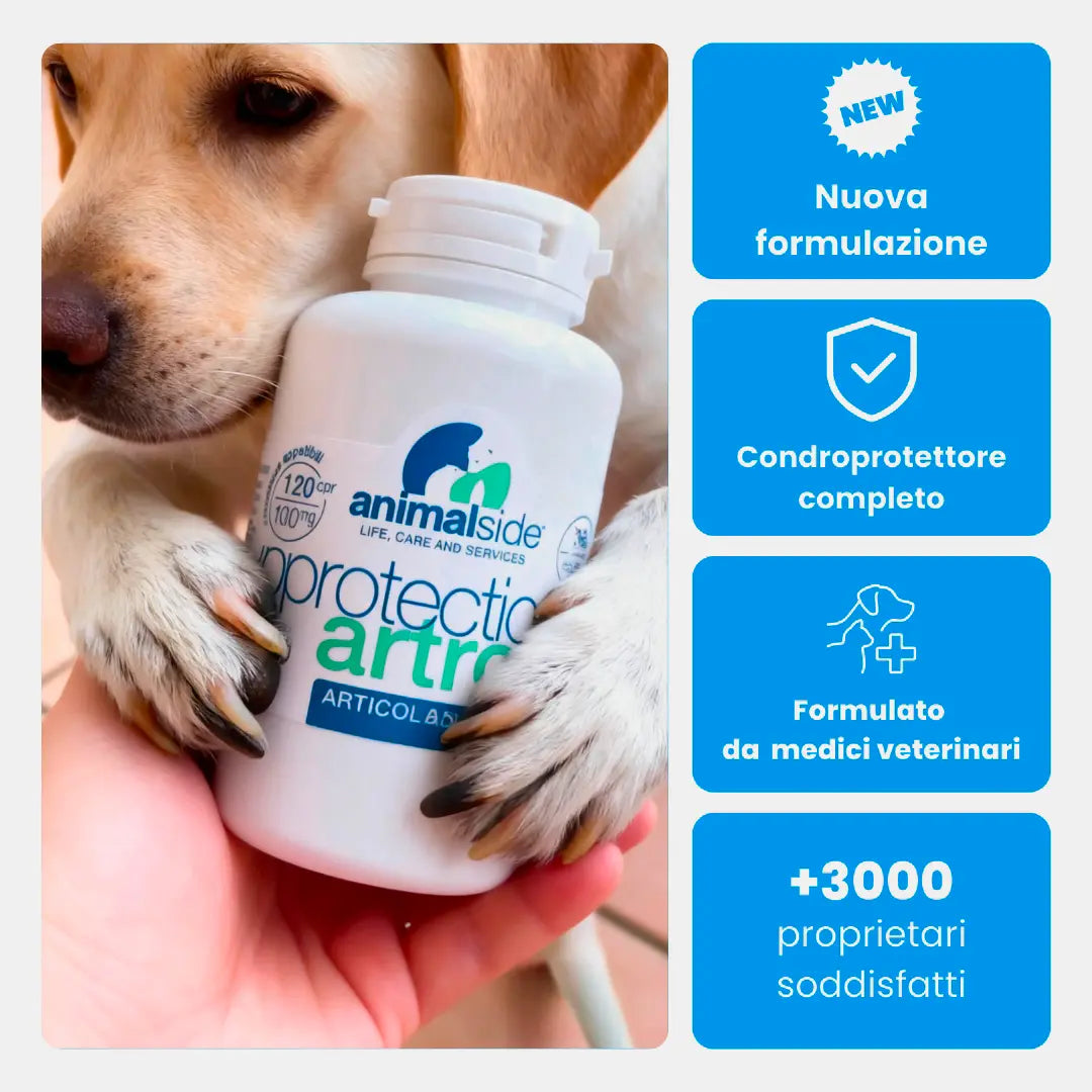 ProtectionArtro+ 1200mg  Condroprotettore per Cani di taglia Media e Grande (Nuova Formulazione)