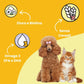 Snack con Omega 3 per la salute del pelo nei cani e gatti, supporto naturale per una cute idratata e morbida.