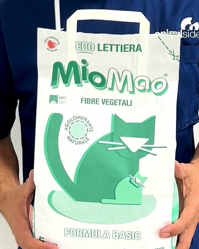 Confezione di lettiera MioMao alle fibre vegetali, formula basic